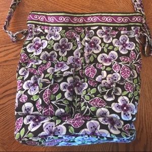 Vera Bradley shoulder tote bag••A matching Wallet